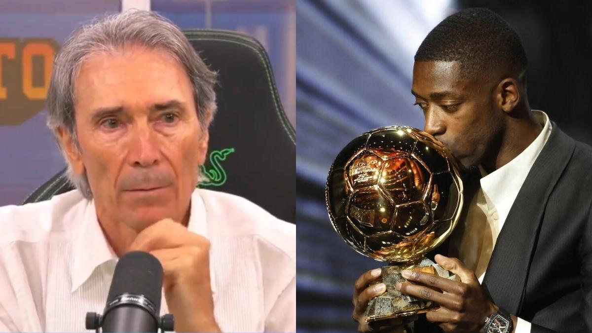 El dardo de Lobo Carrasco al Balón de Oro de Ousmane Dembélé: "No es tan genial como para sacarlo él solo"