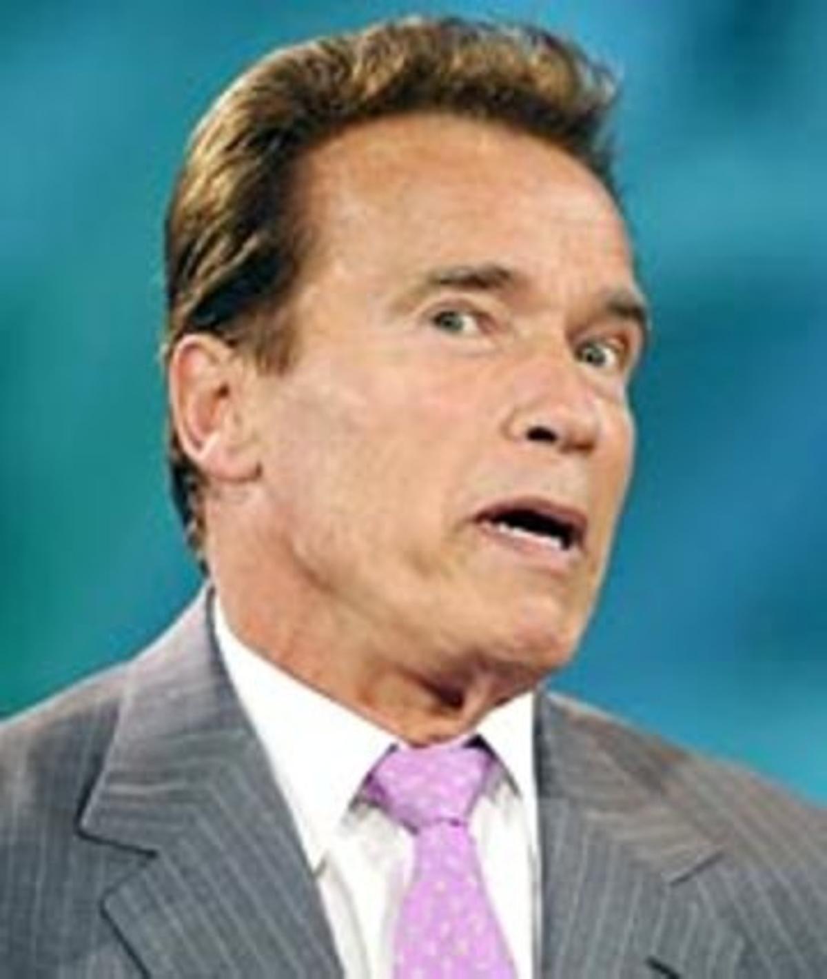 Arnold Schwarzenegger, durant una compareixença pública, ahir, a Califòrnia. Arnold Schwarzenegger, durant una compareixença pública, ahir, a Califòrnia.