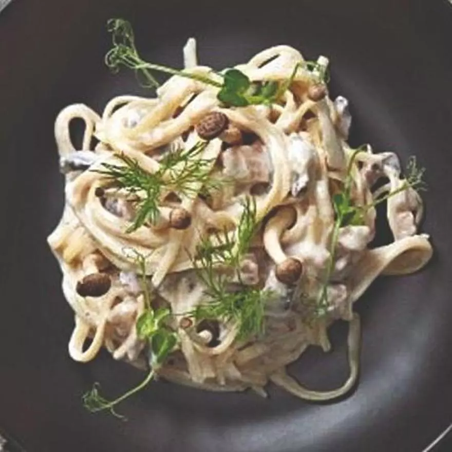 Tallarines a la carbonara