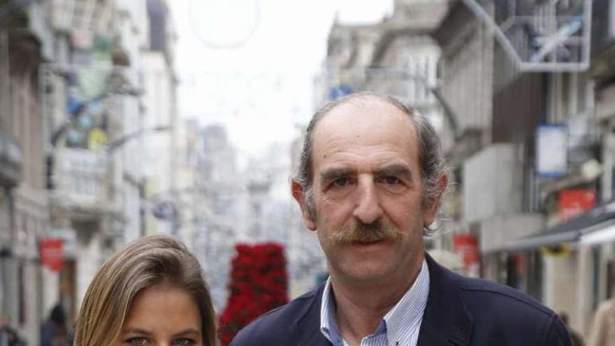 María Autrán y su padre, Gonzalo, presidente de Asanog. // R. Grobas