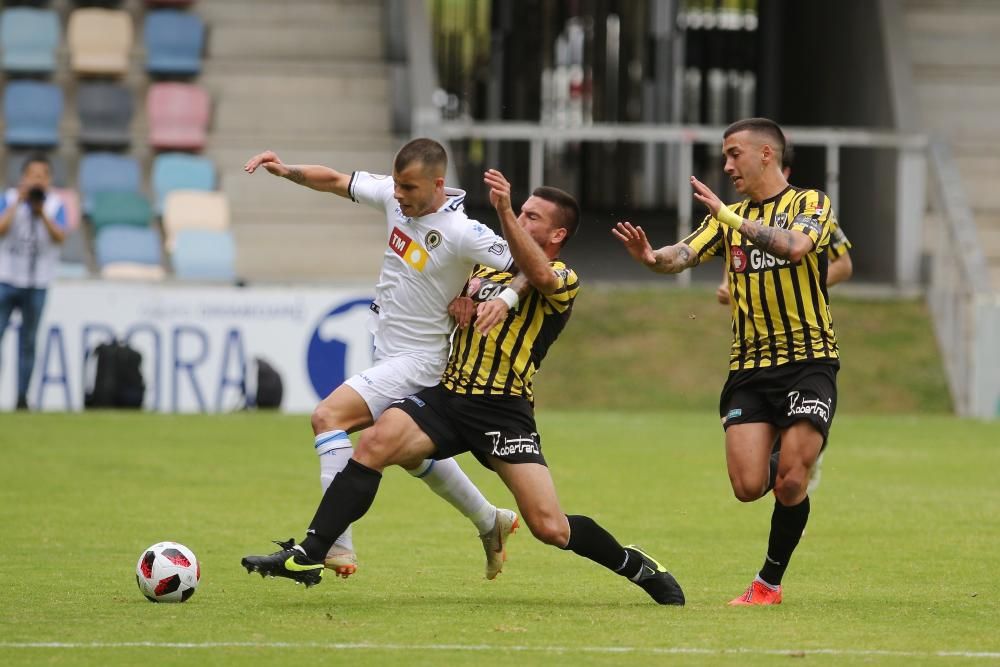 Un gol de Benja da un empate de oro al Hércules en Barakaldo