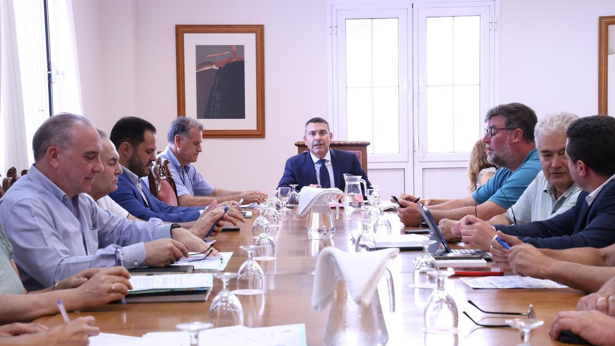 Celebración de la Asamblea del Consorcio del Agua en el Cabildo de Lanzarote