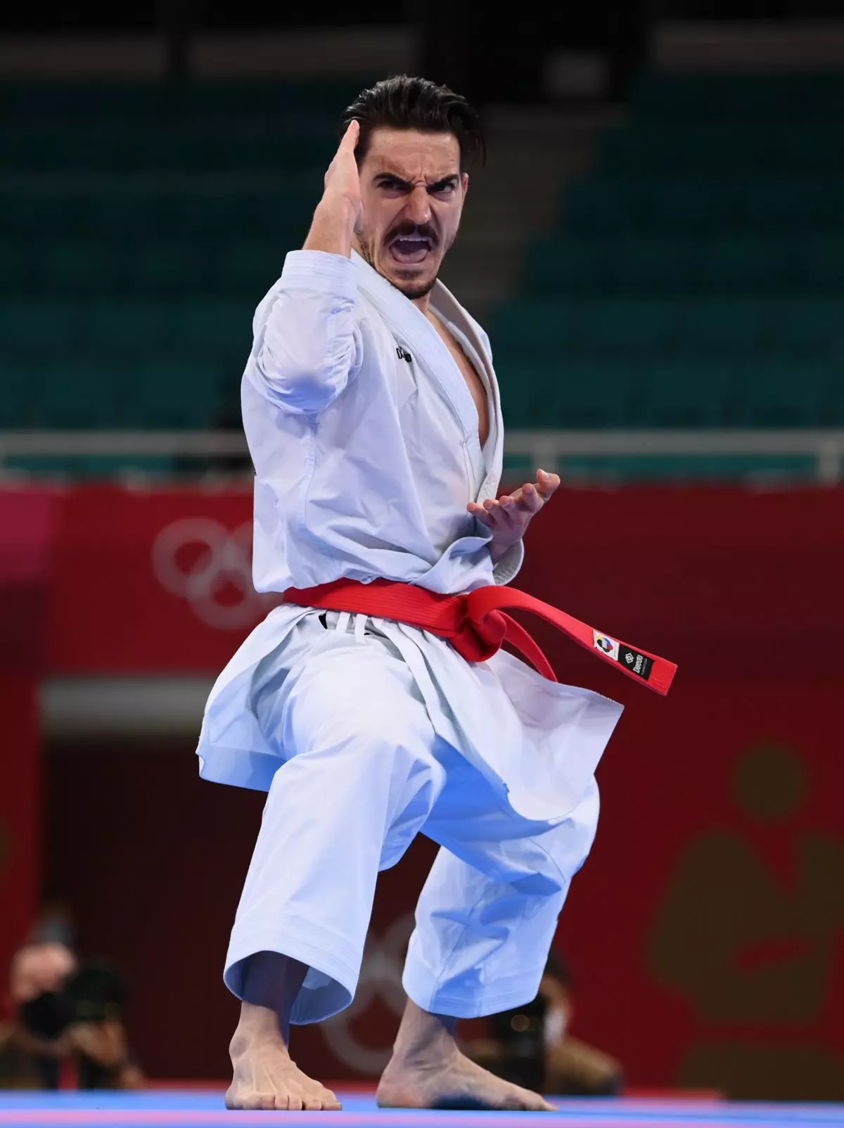 Damián Quintero, medalla de plata en kárate