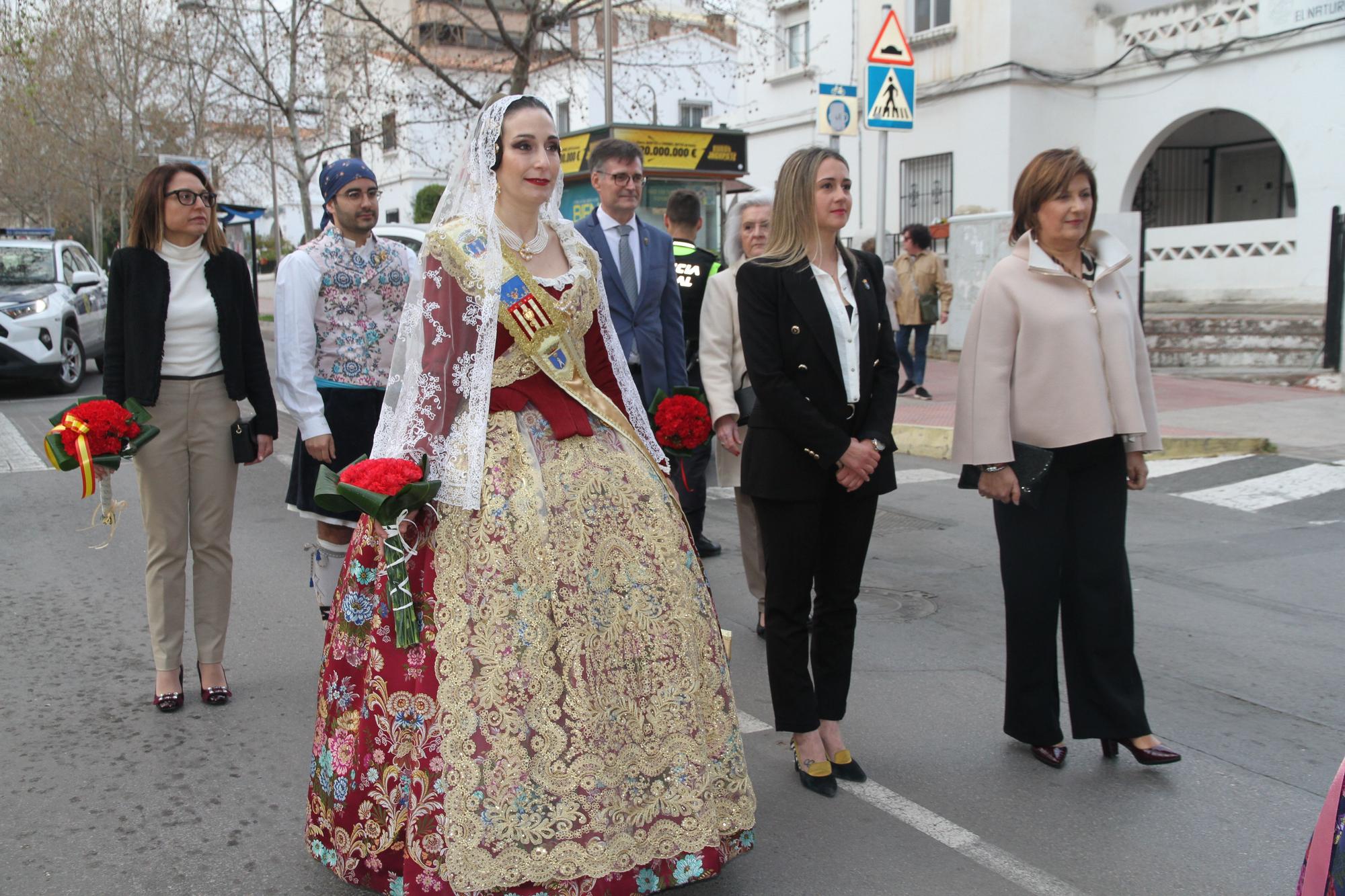 Emotiva y participativa ofrenda en las Fallas de la Vall