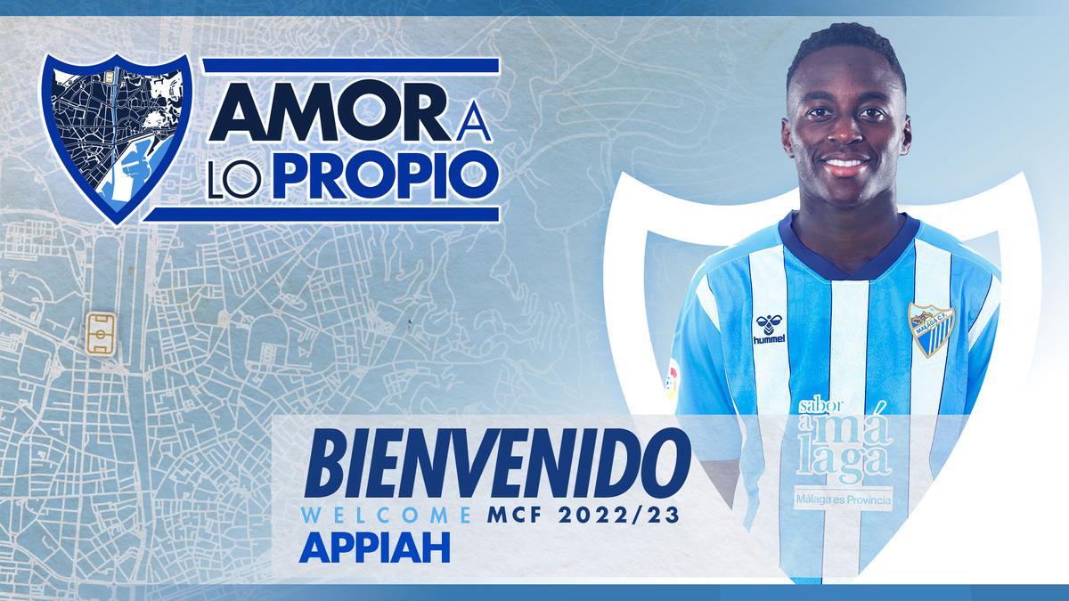 Appiah, nuevo jugador del Málaga CF