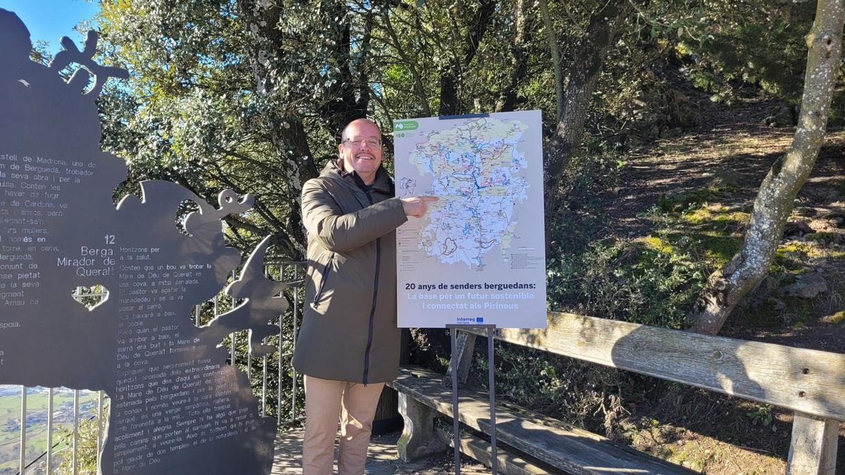 El conseller comarcal de Turisme, David Font, ha compartit el projecte des de Queralt