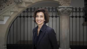 La directora general de la UNESCO, Audrey Azoulay, inaugura el Centro Internacional de Ciencias Humanas y Sociales de CaixaForum Macaya.