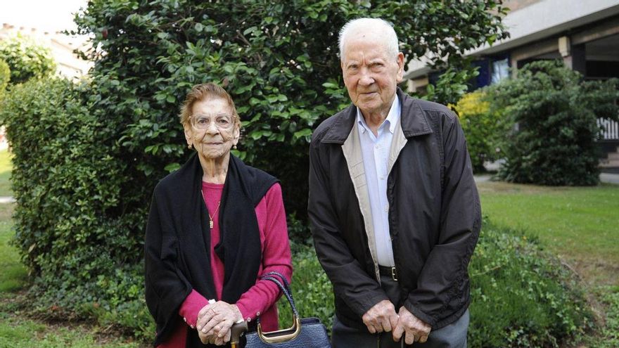 Elisa Villar Lalín y Celino Camilo Gil son el matrimonio más longevo. |  Bernabé/Javier Lalín