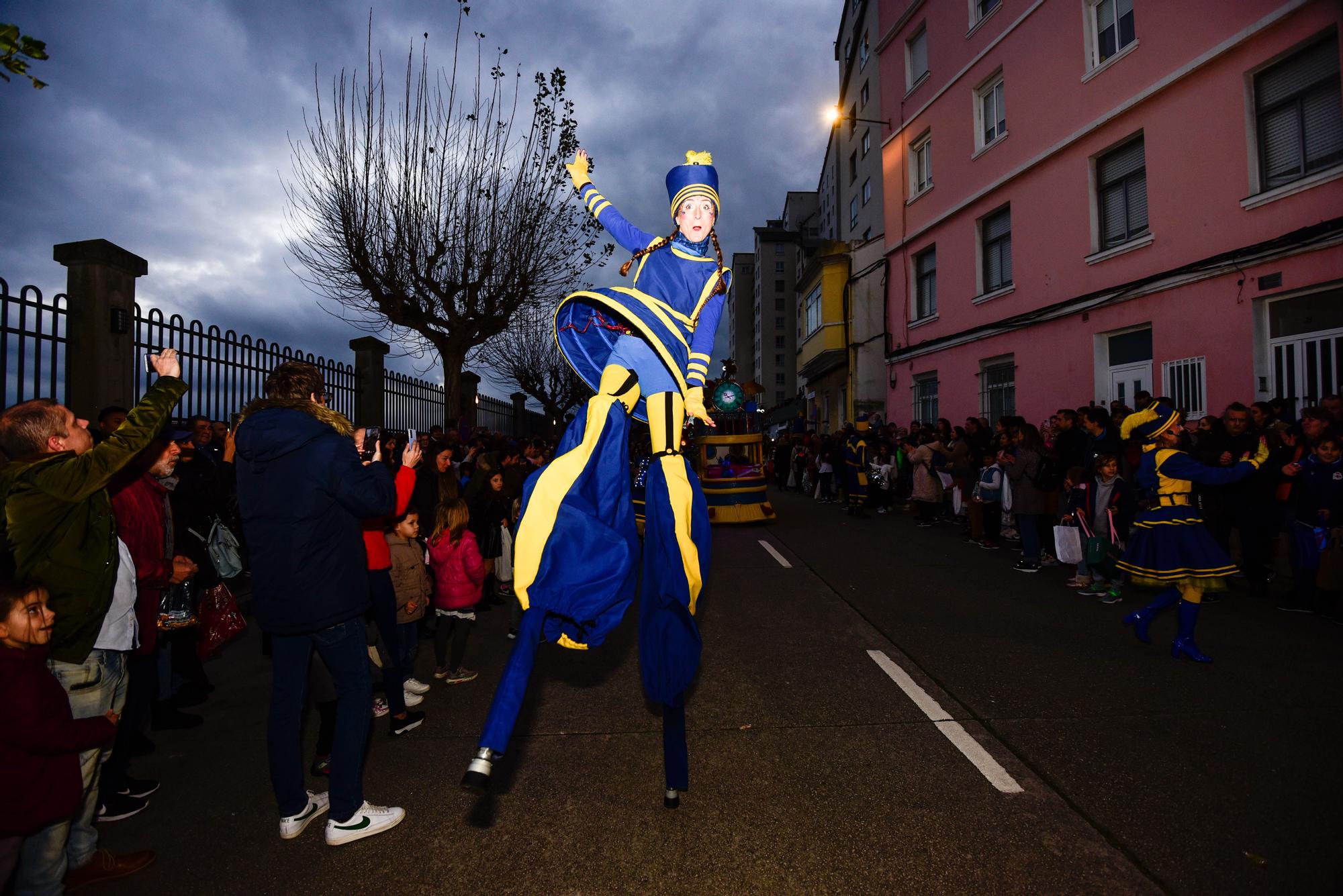 Todas las imágenes de la cabalgata de Reyes Magos 2023 en A Coruña