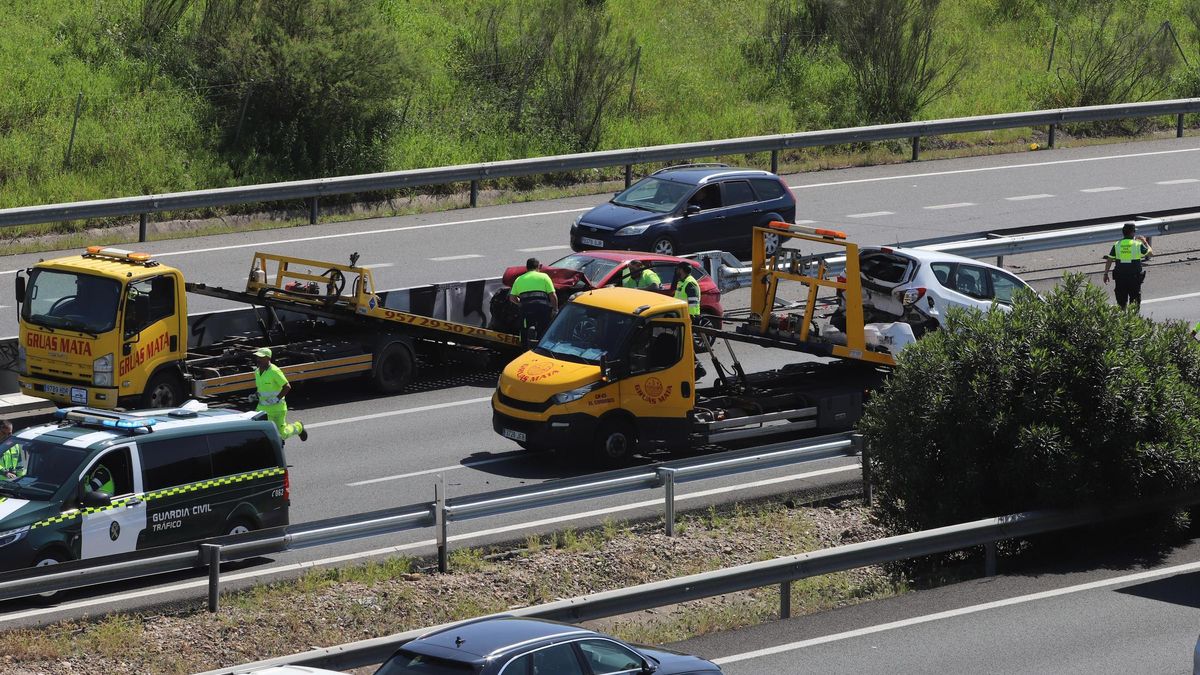 Accidente en la autovia A4 a su paso por Córdoba.