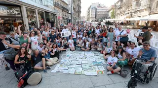 Cien dibujantes de Portugal y Galicia plasman Vigo en sus obras