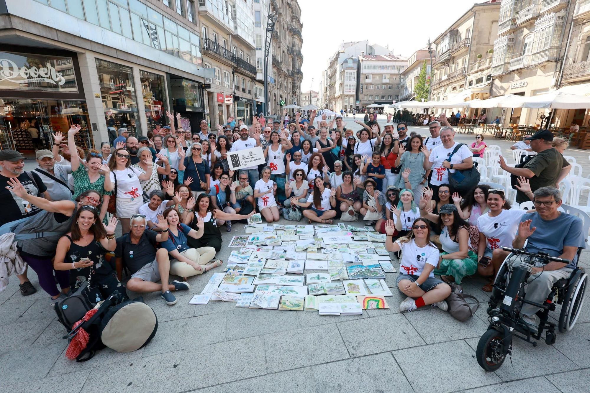 Las imágenes de la Quedada Urban Sketchers Galicia