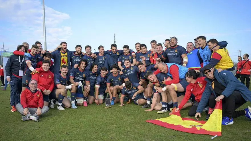 Espa?a vence a Suiza y jugar芍 un Mundial de Rugby por segunda vez en su historia
