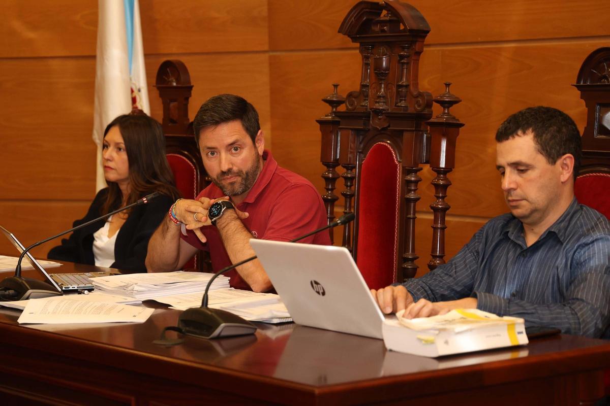 El alcalde de Cambados en un pleno