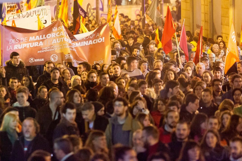 Protest Unabhängigkeit Mallorca