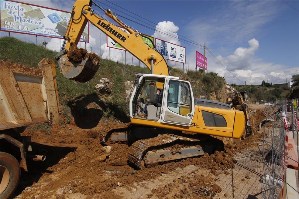 Imágenes de la evolución de las obras de la Ronda Norte