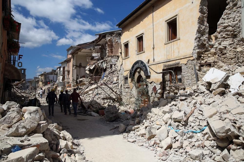 Terremoto en el centro de Italia