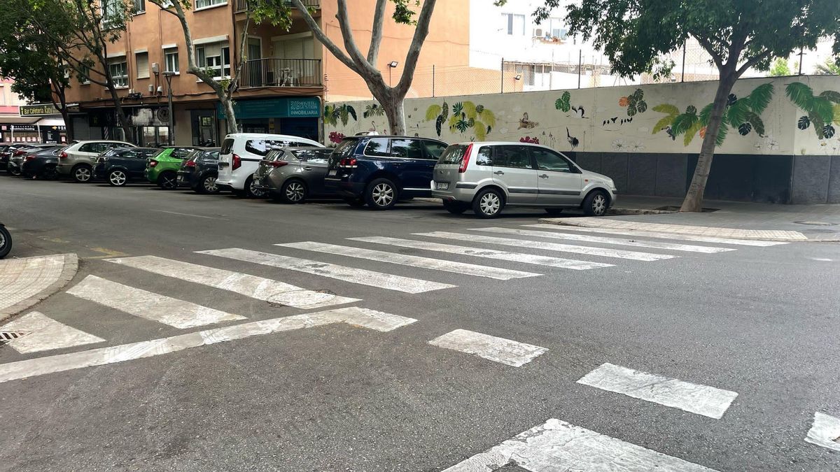 Reclaman más seguridad en los pasos de peatones del barrio de Pere Garau