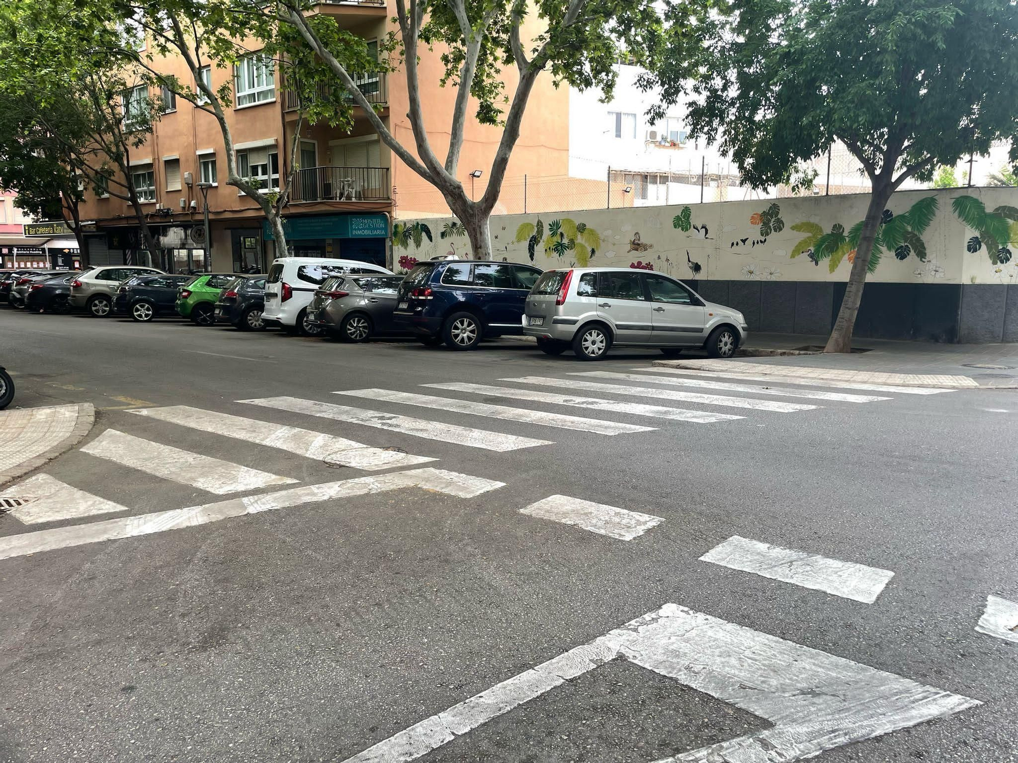 Reclaman más seguridad en los pasos de peatones del barrio de Pere Garau