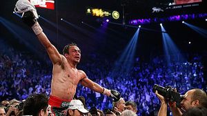 Pacquiao i Márquez durant el seu últim combat a Las Vegas el 8 de desembre del 2012.