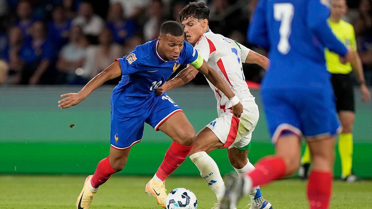 Mbappé no tuvo su mejor noche ante Italia