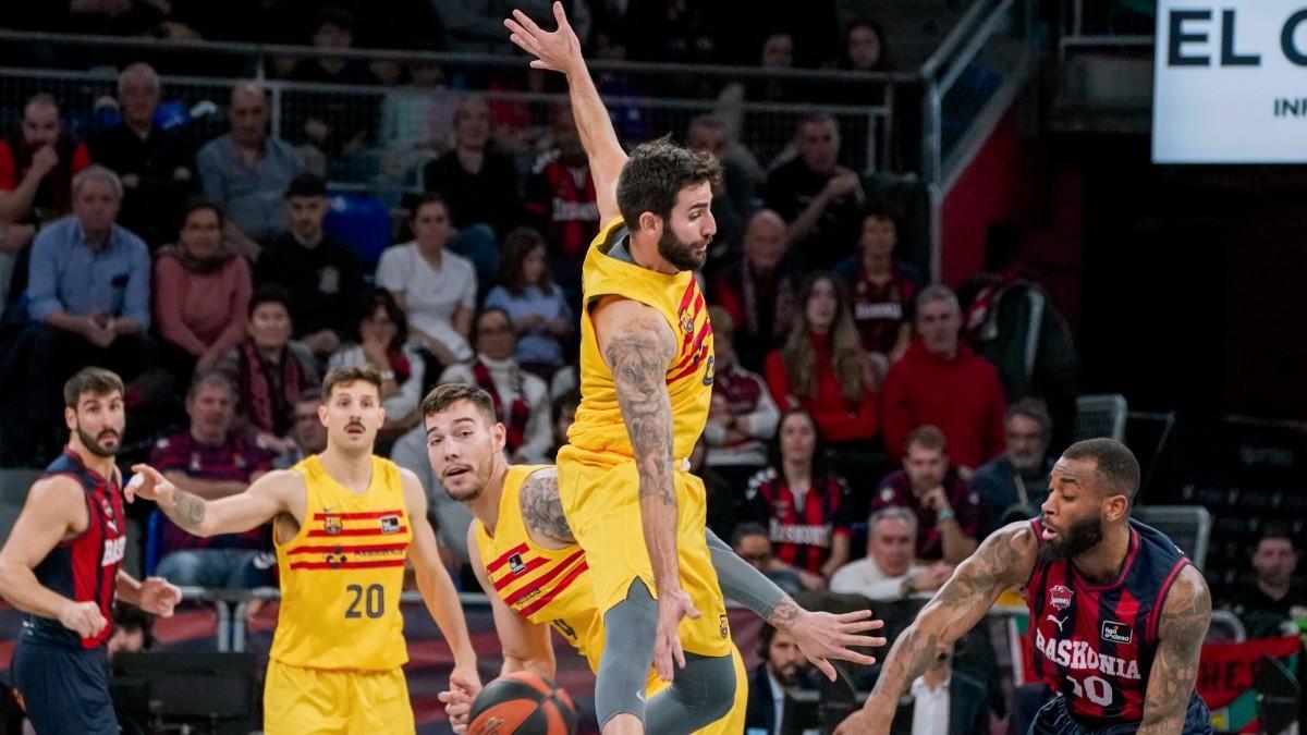 El Barça no pudo superar a Baskonia en el duelo de ACB disputado en el Buesa Arena