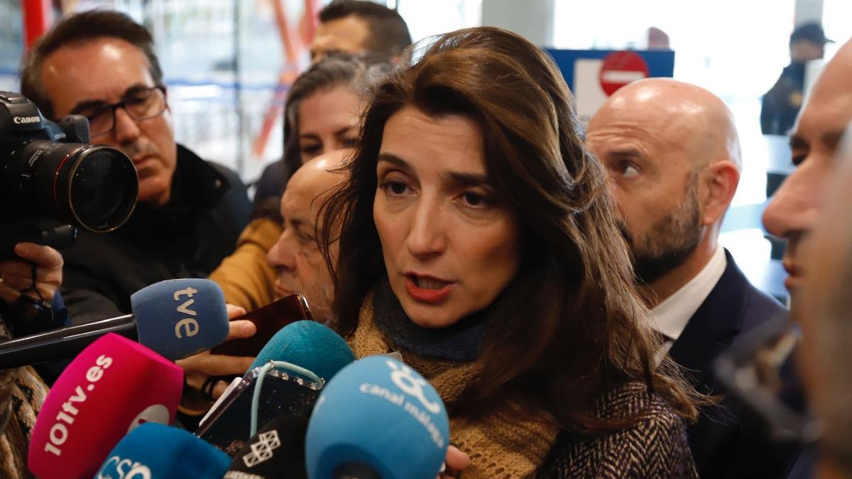 La ministra de Justicia, Pilar Llop, en una acto en Málaga