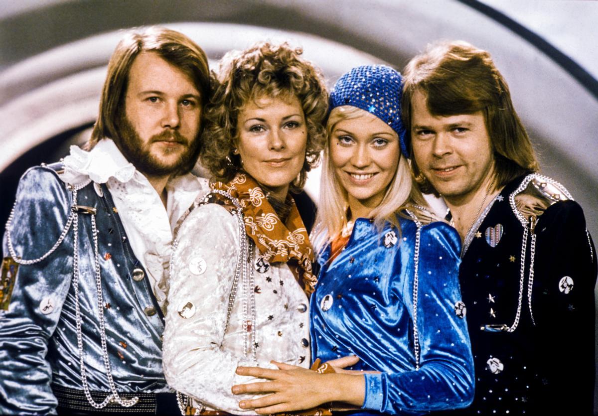 Los cuatro integrantes de Abba, en una imagen de los años 70.