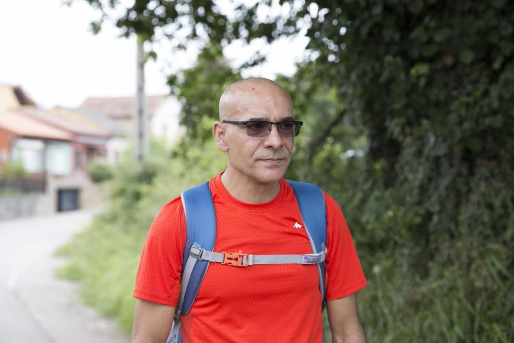 Peregrinos del Camino De Santiago, primer tramo de