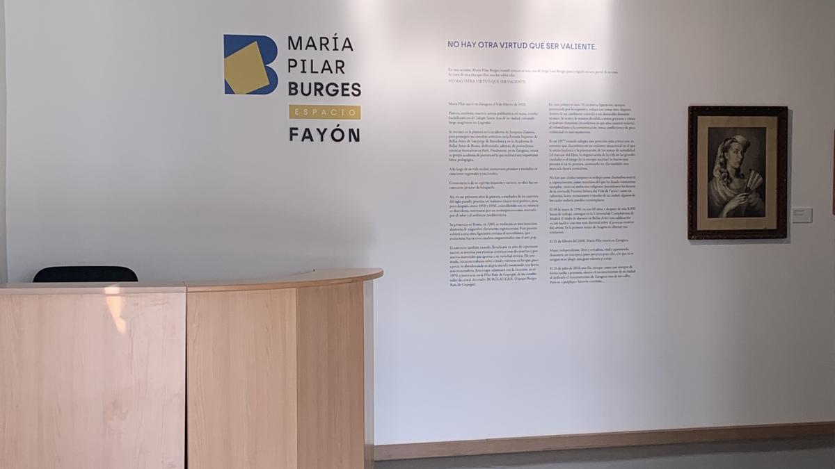 El Espacio María Pilar Burges, en la localidad zaragozana de Fayón.