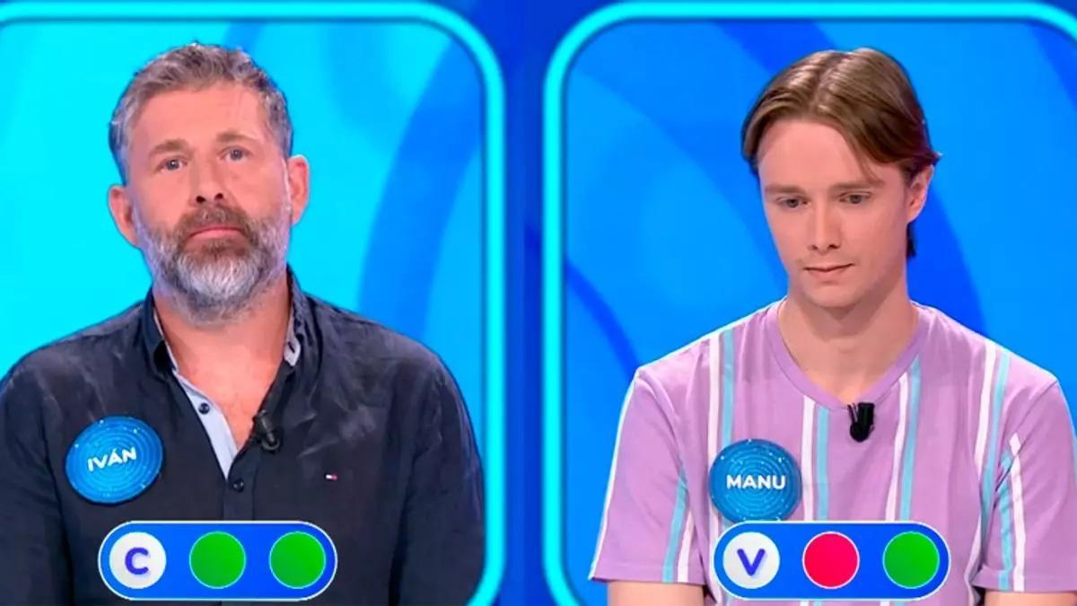 Un momento del concurso con El Rosco.