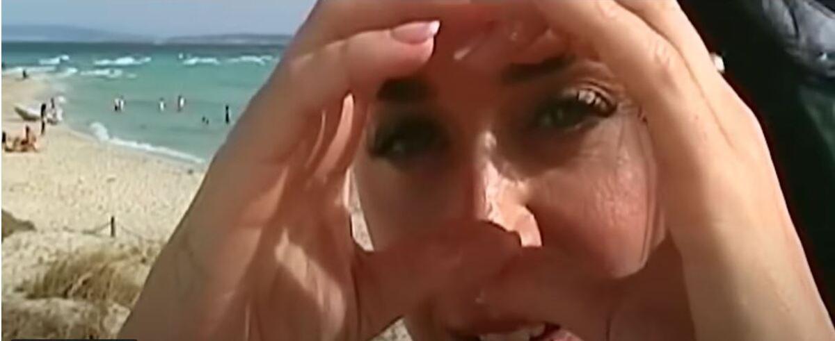 Katy Perry en una imagen del videoclip grabado en s'Espalmador