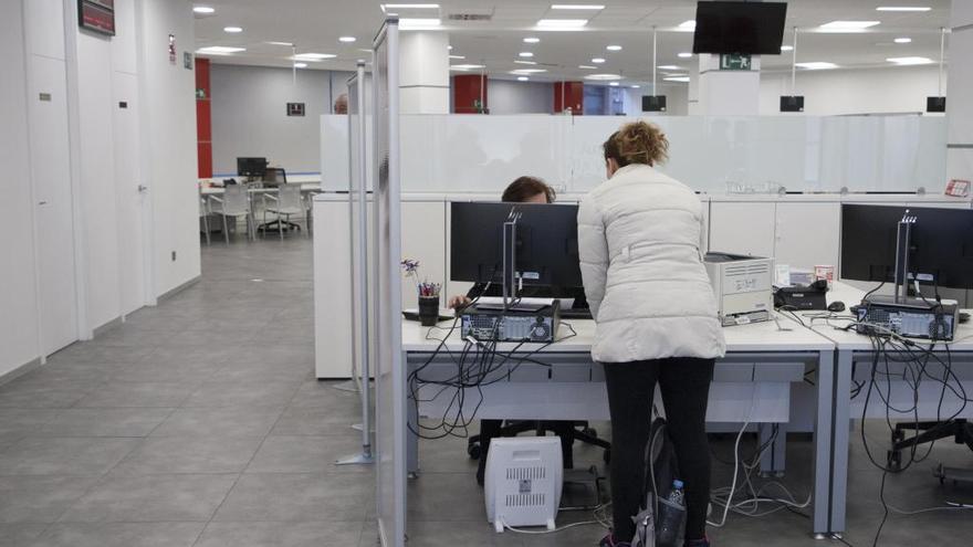 Oficinas del paro en Zamora.