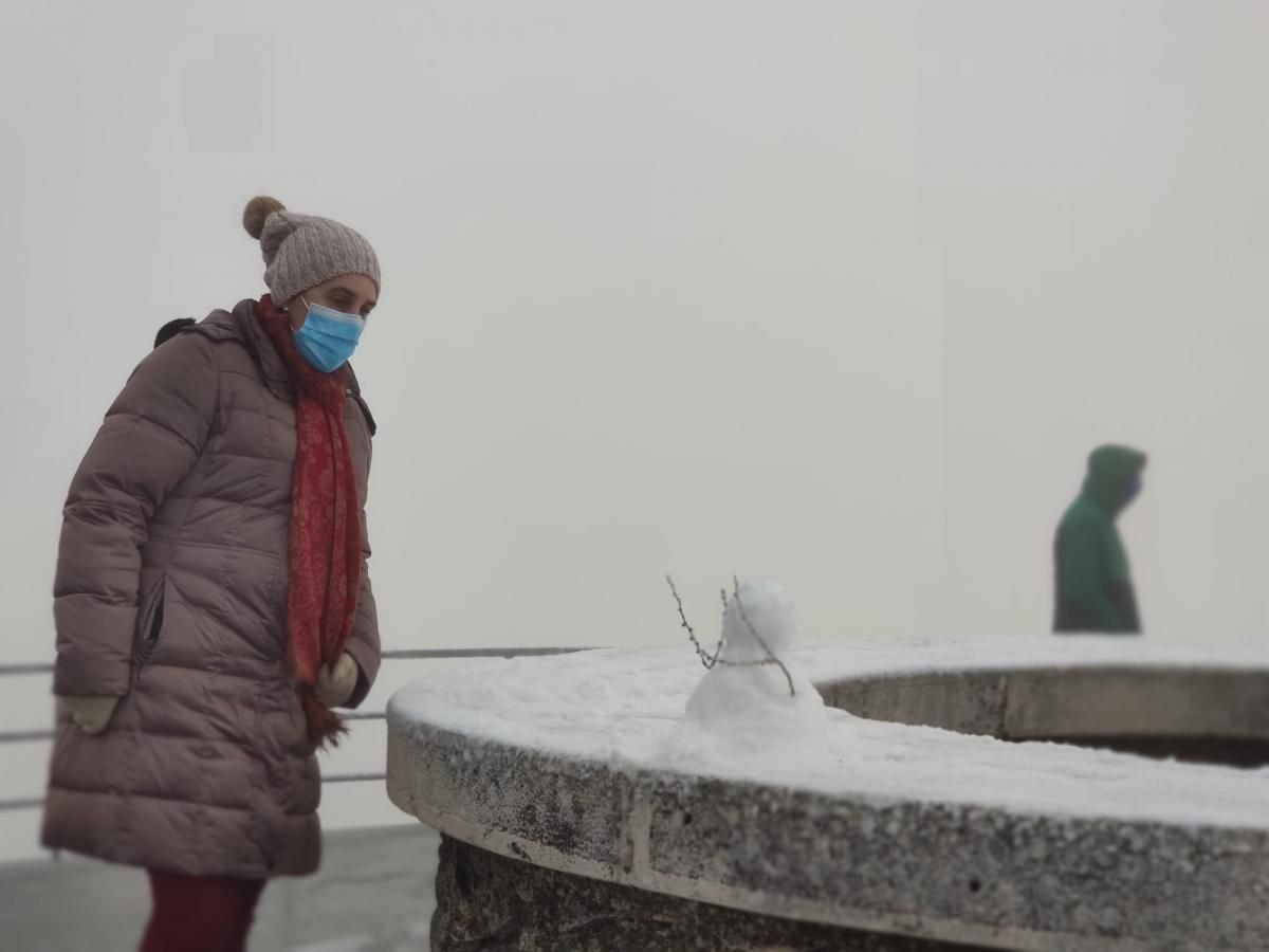 Primeras nieves en la provincia | Un manto blanco cubre la Sierra de Cabra