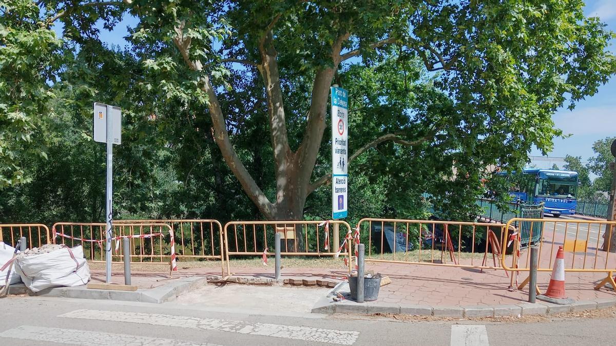 Una imatge de l’inici dels treballs.