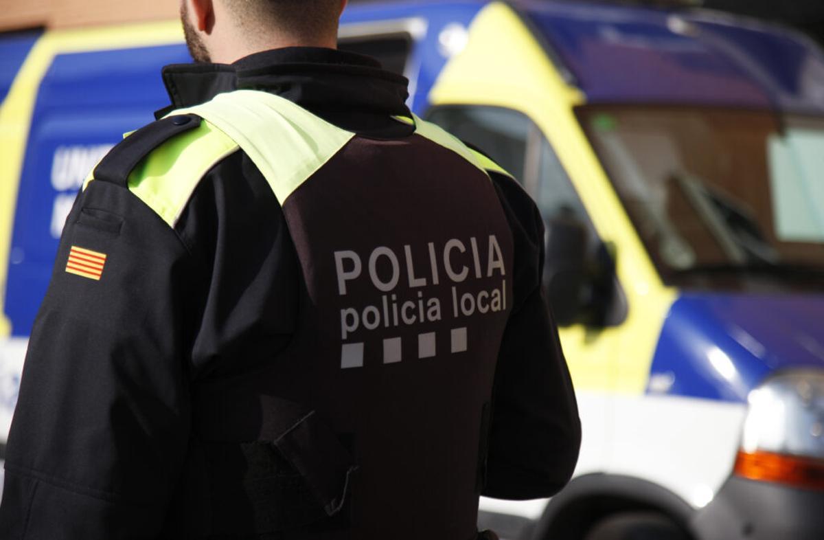 Una imagen de la Policía Local de Tiana.