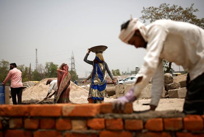 Ola de calor extremo en la India