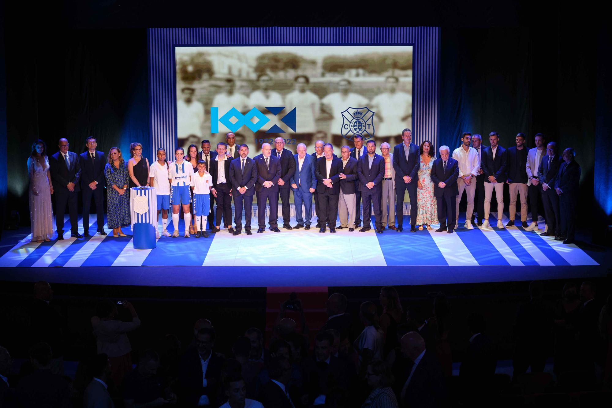 Acto del Centenario del CD Tenerife