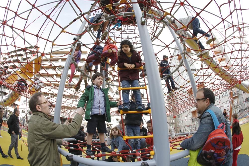 Así es el nuevo 'macroparque' infantil de Vigo.