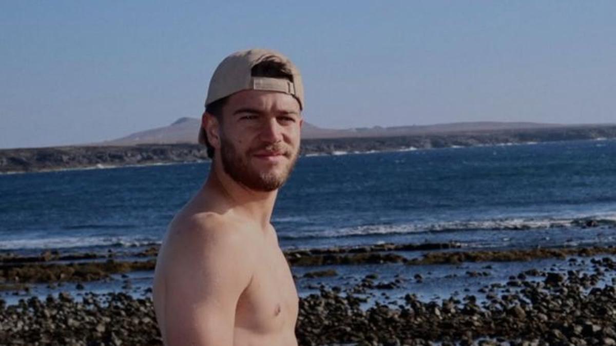 Sergio Carreira disfruta estos días de sus vacaciones en Lanzarote.