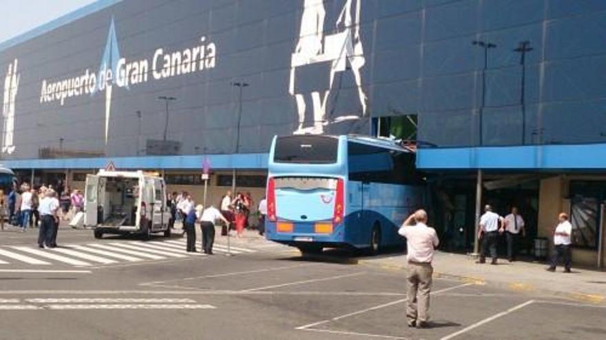 Imagen del recinto aeroportuario grancanario.