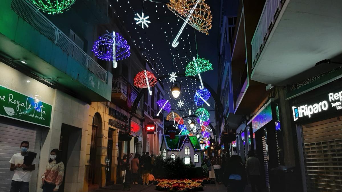 Iluminación de Navidad en Gáldar