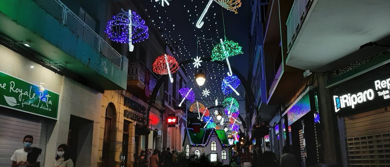 Iluminación de Navidad en Gáldar