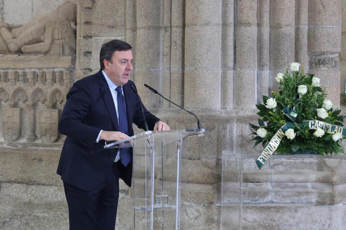 Homenaje a Castelao en Santiago