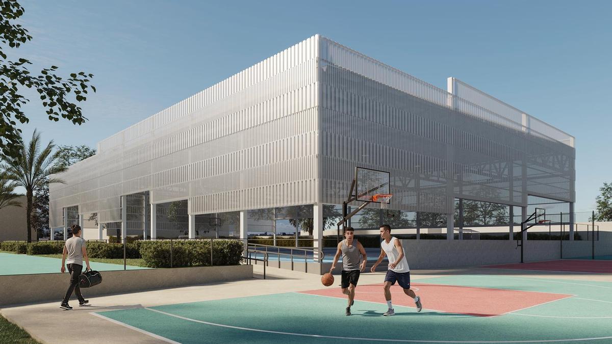 Recreación de la futura actuación