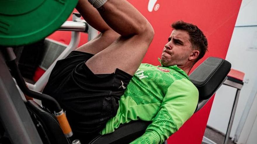 Portu i Artero passen les «vacances» a la Ciutat Esportiva del Girona