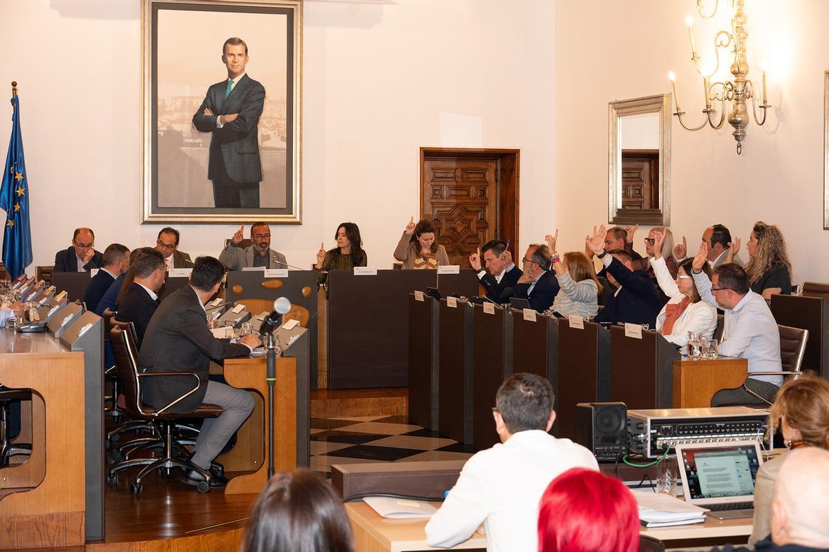 Imagen del pleno de este jueves.