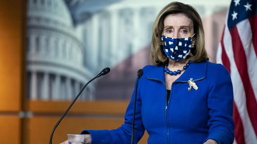 La presidenta de la Cámara de Representantes, Nancy Pelosi