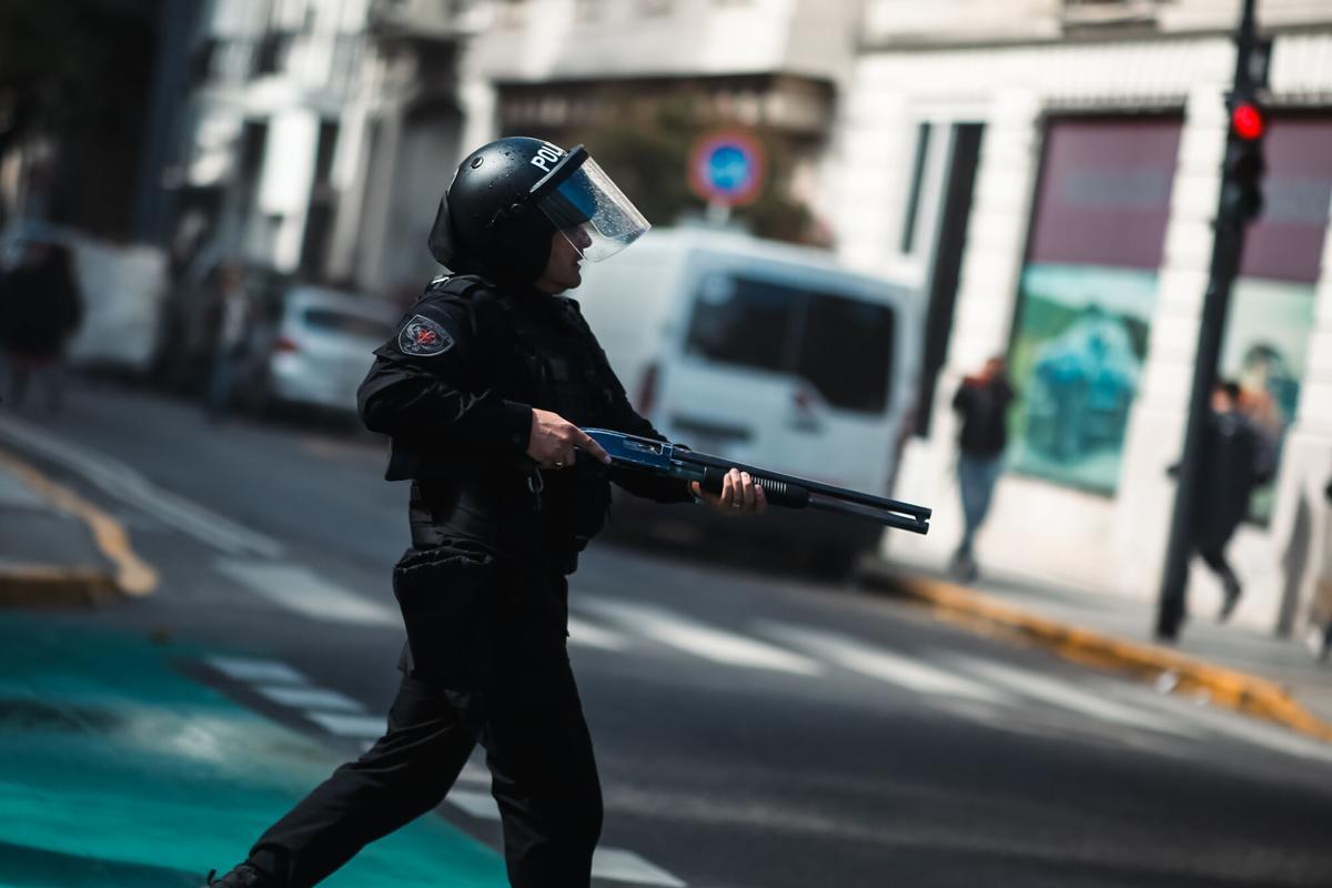Un policía de Buenos Aires, en una imagen de archivo.