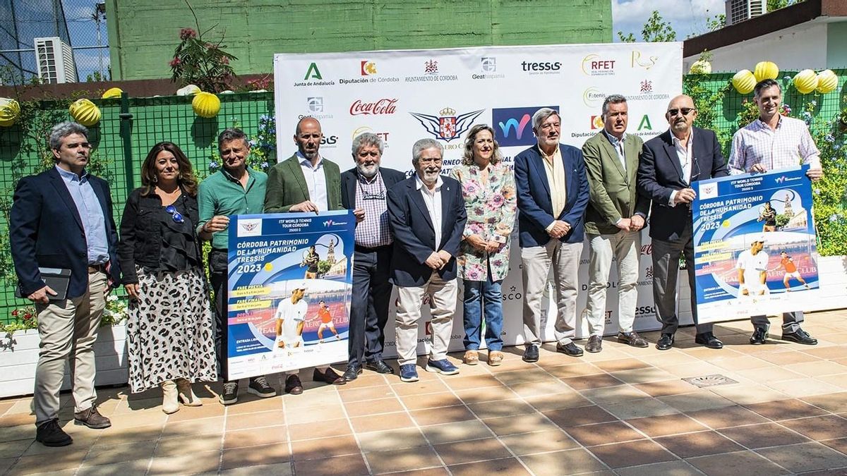 Presentación del Torneo Internacional de Tenis Córdoba Patrimonio de la Humanidad Tressis.